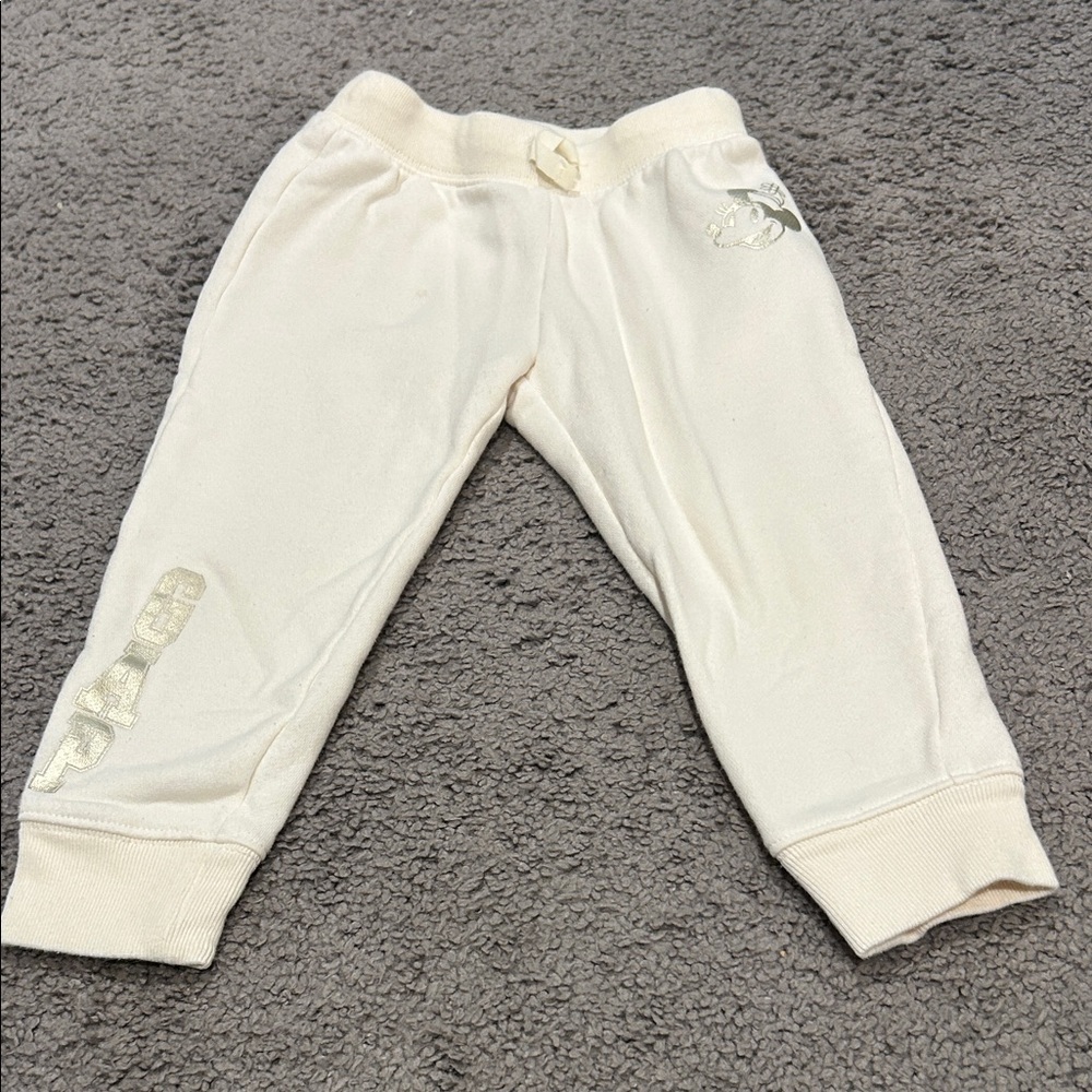 Baby Gap Disney Cream Pants